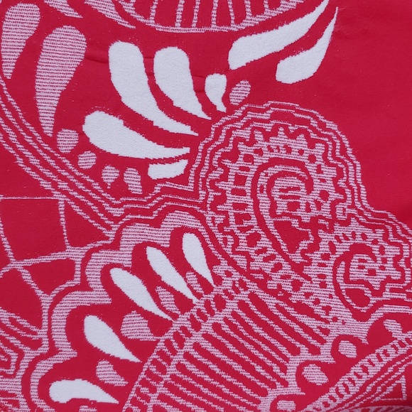 ATHLETA Red White Long Sleeve Performance Top L - Picture 5 of 8